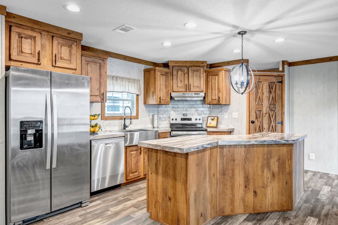 The crystal kitchen home features