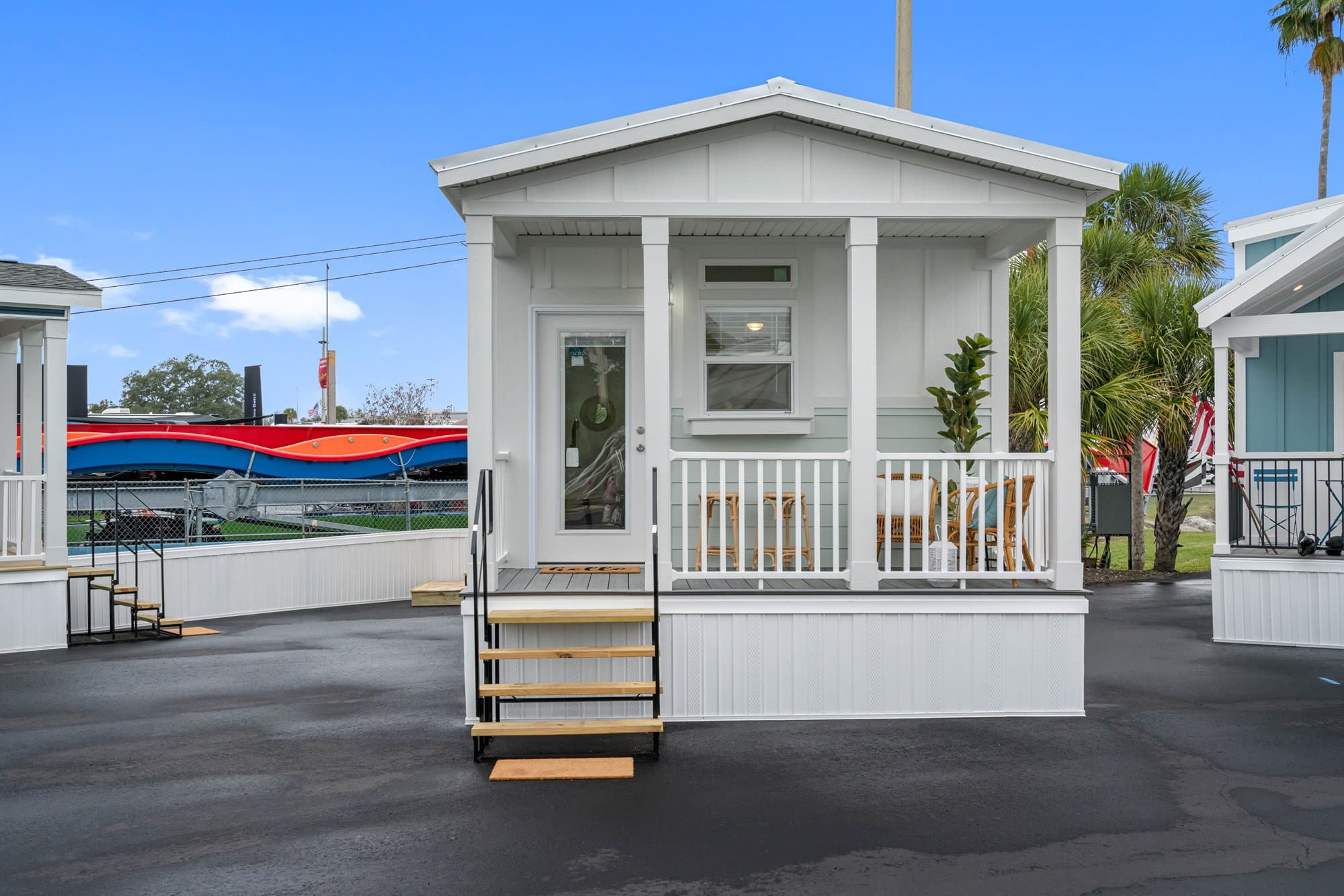 Park model hero home features