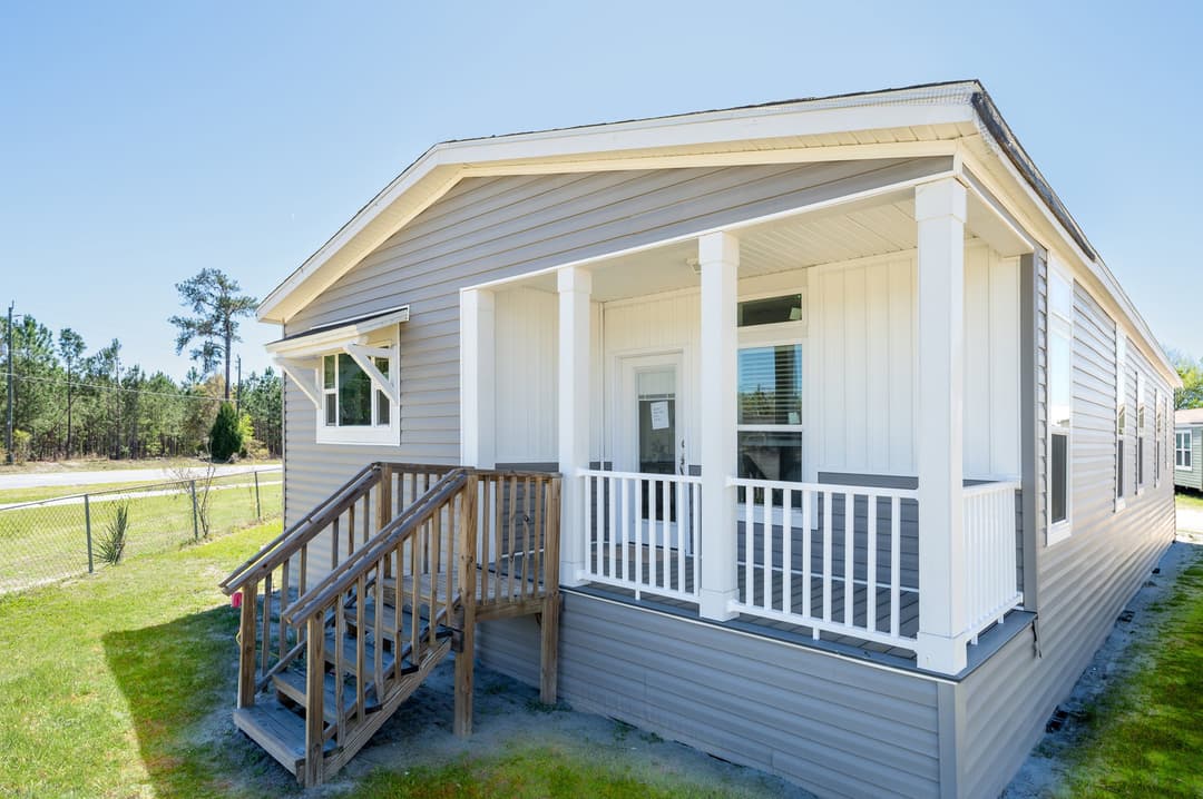 Serenity hero, exterior, and elevation home features