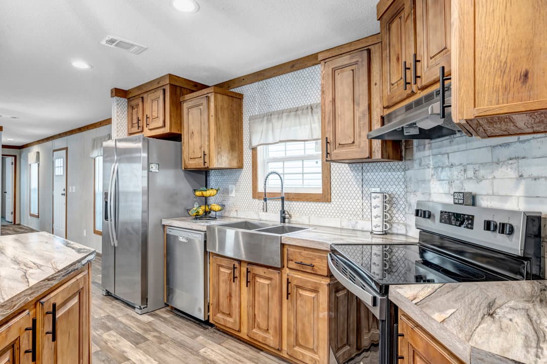 The crystal kitchen home features