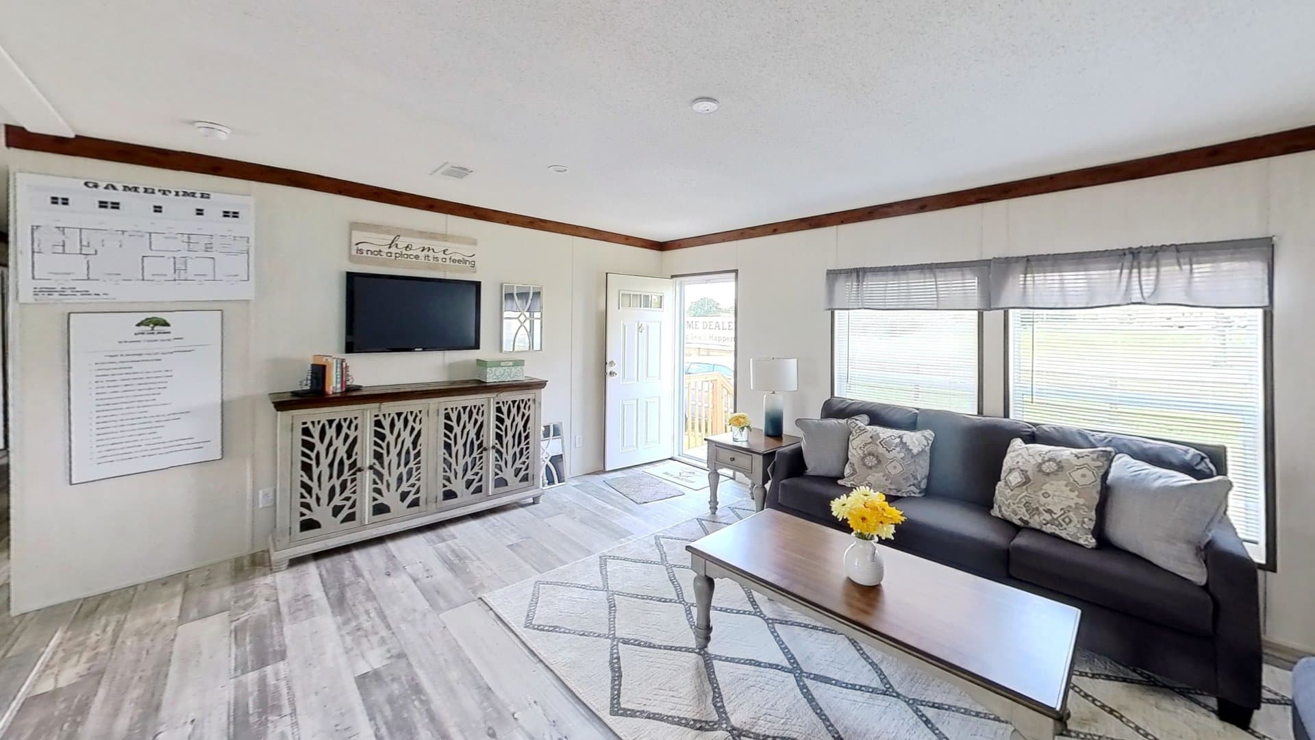 Gametime interior home features