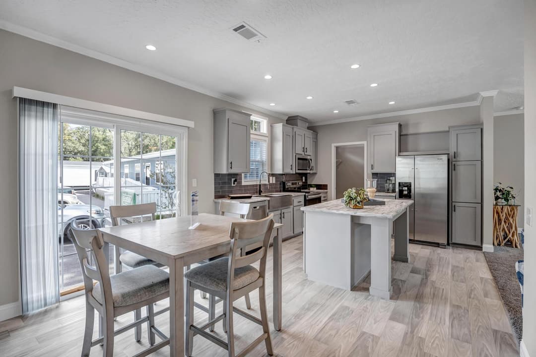 The jade interior home features