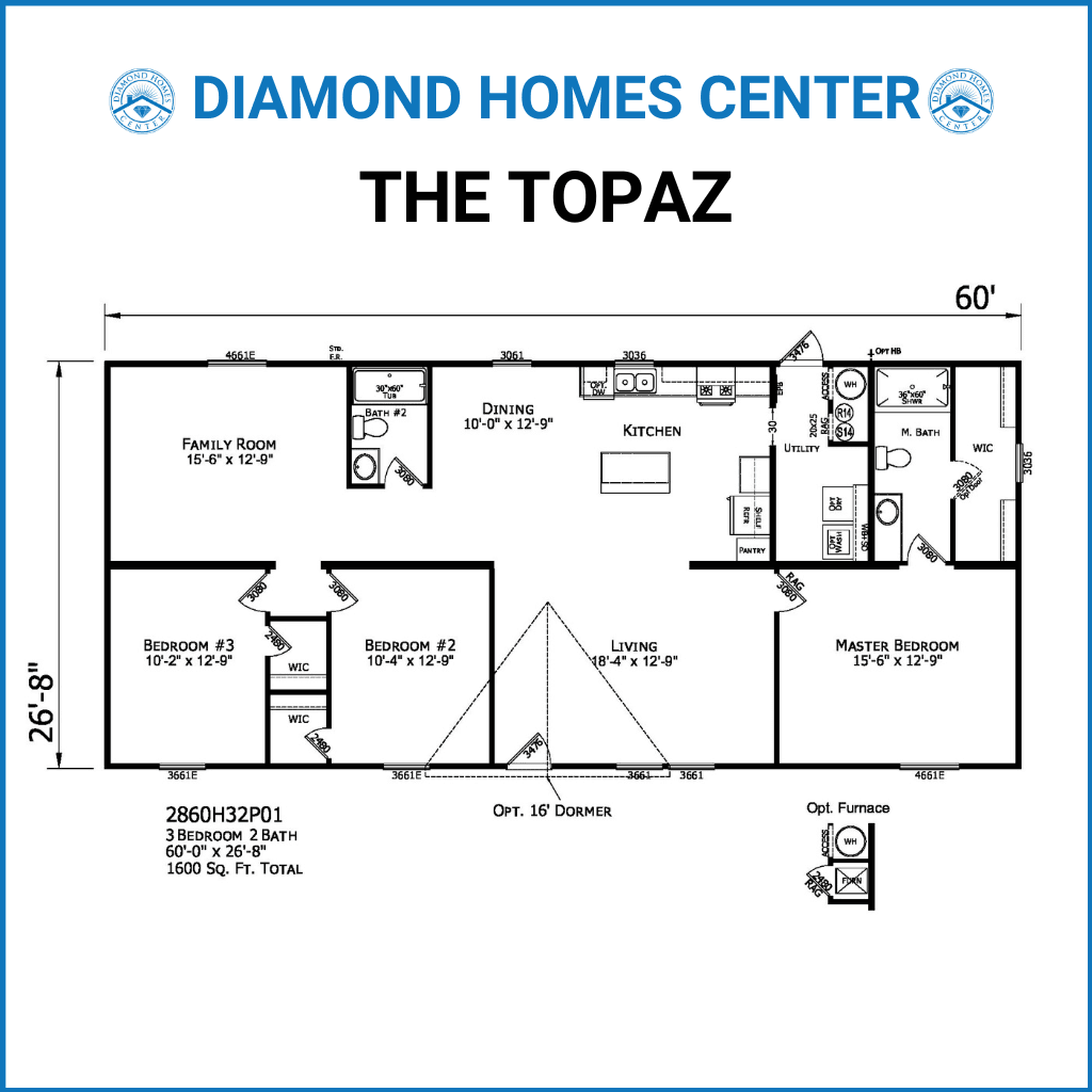 The topaz hero and floor plan home features
