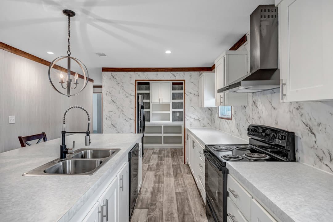 The violet kitchen home features