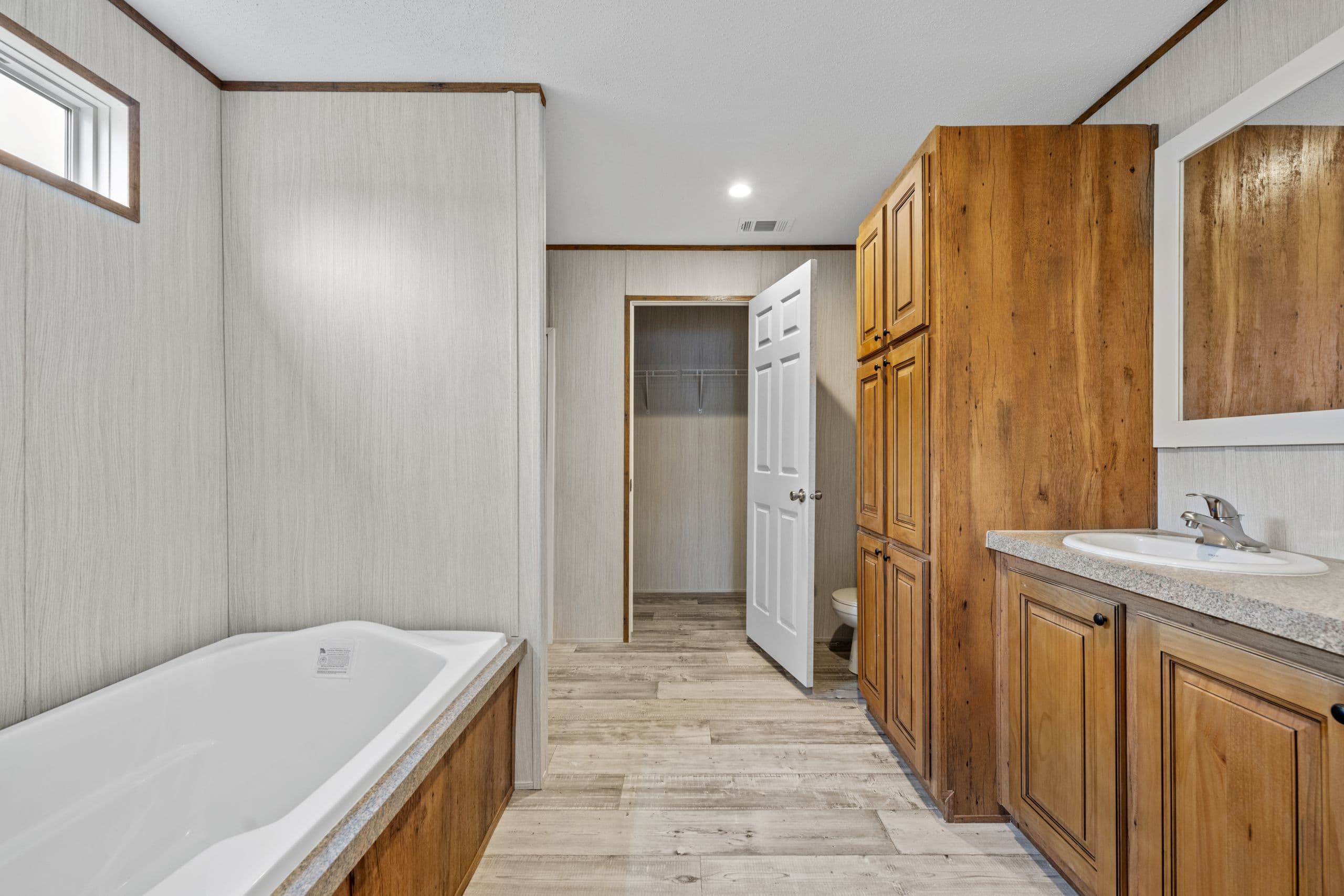 The telford bathroom home features