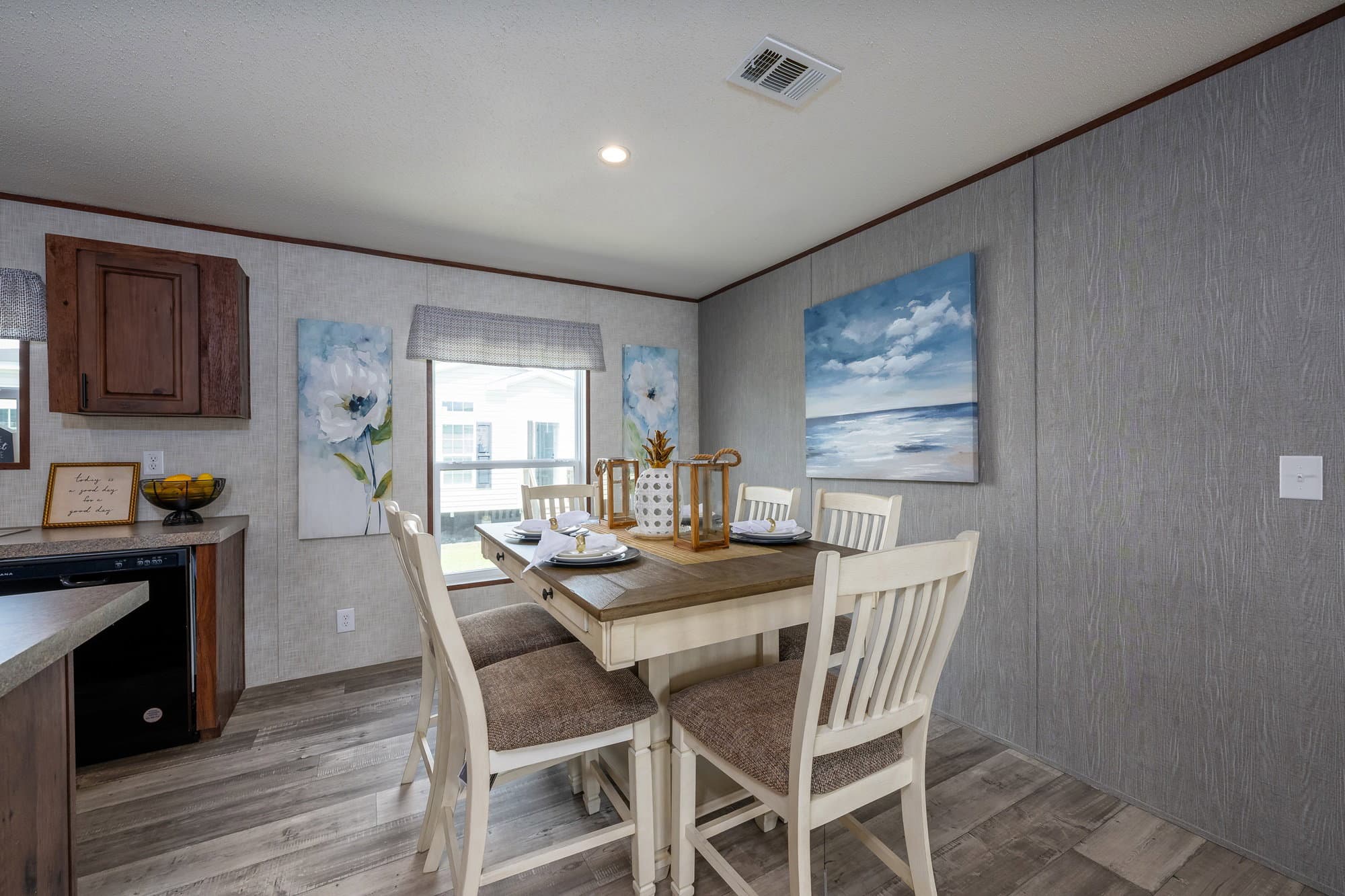 The rock interior home features