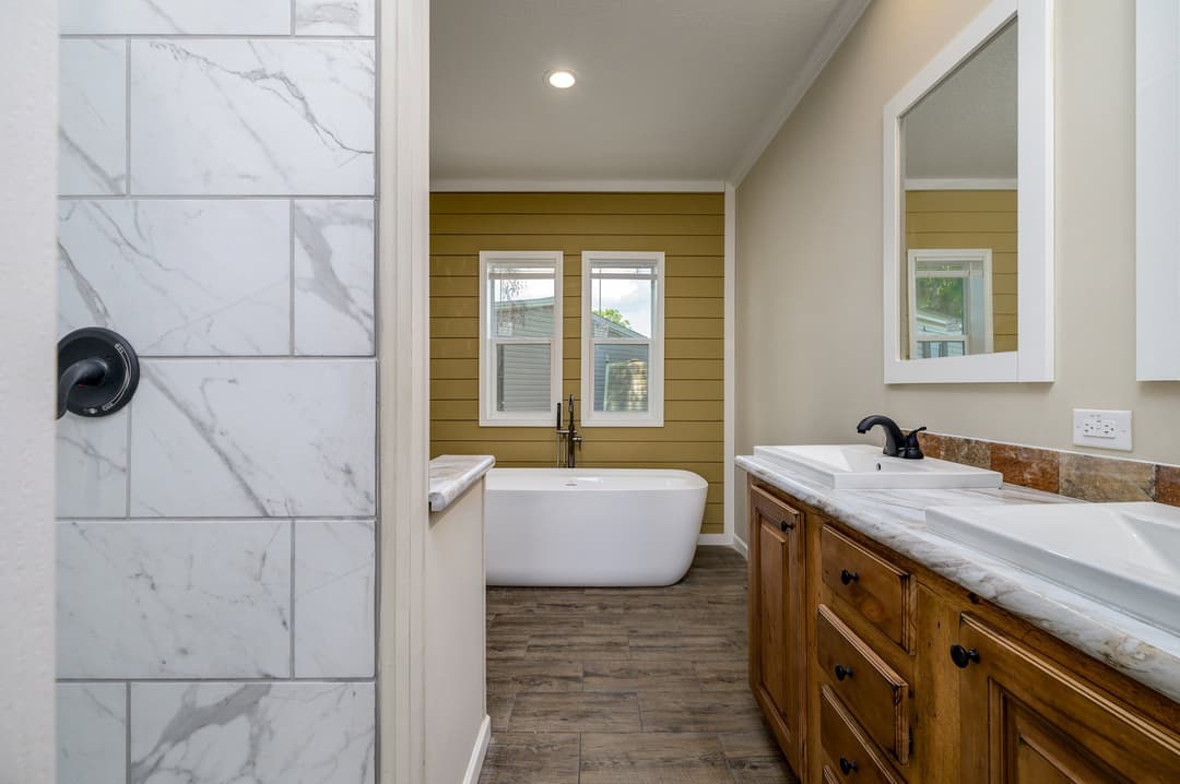 Haven bathroom home features