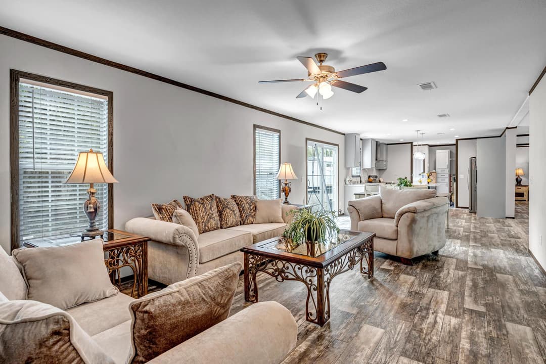 The emerald interior home features