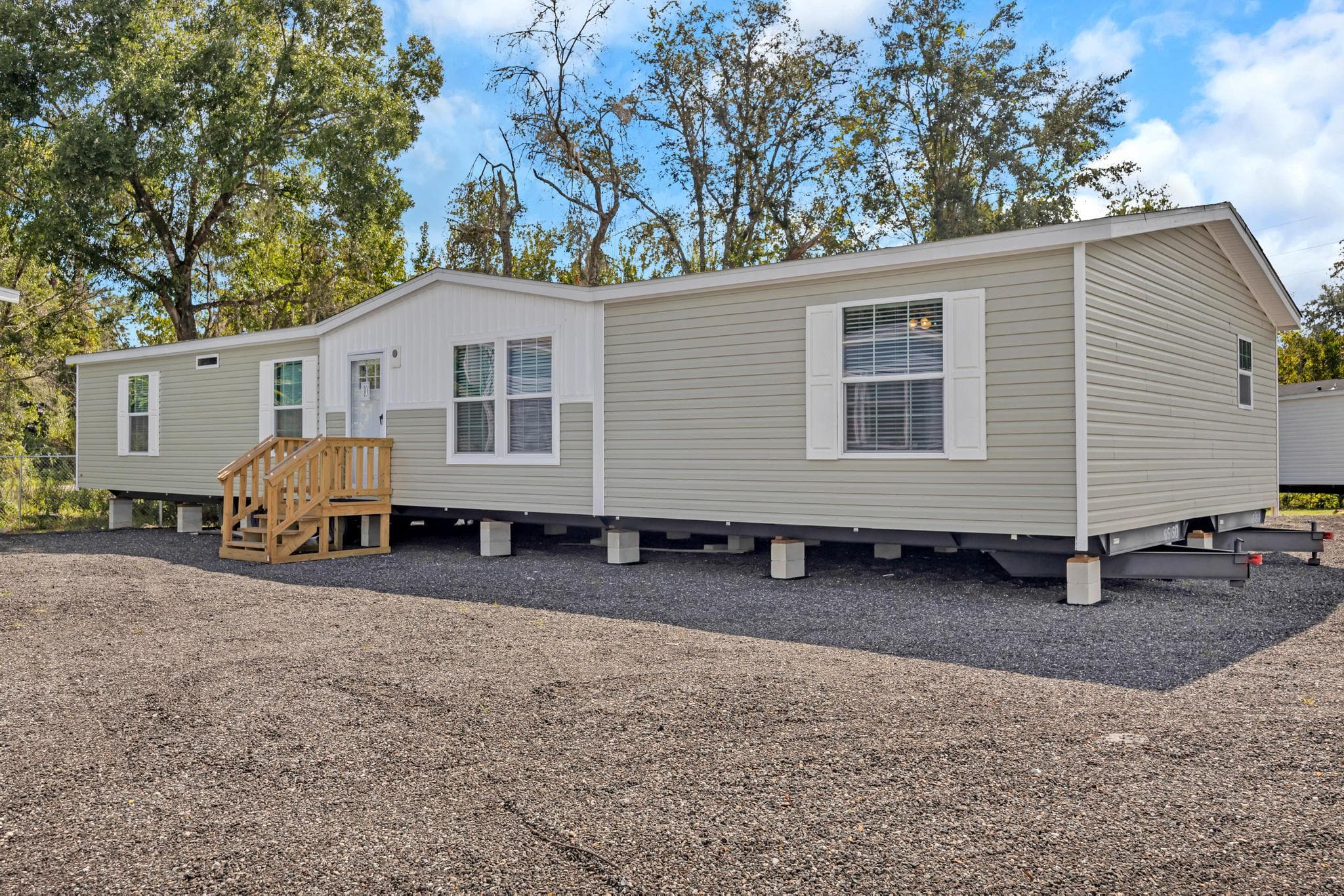 The emerald exterior home features