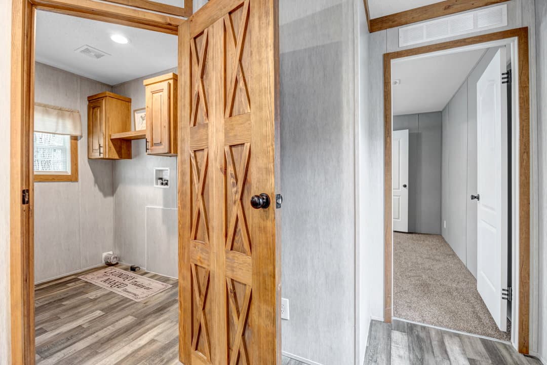 The crystal interior home features