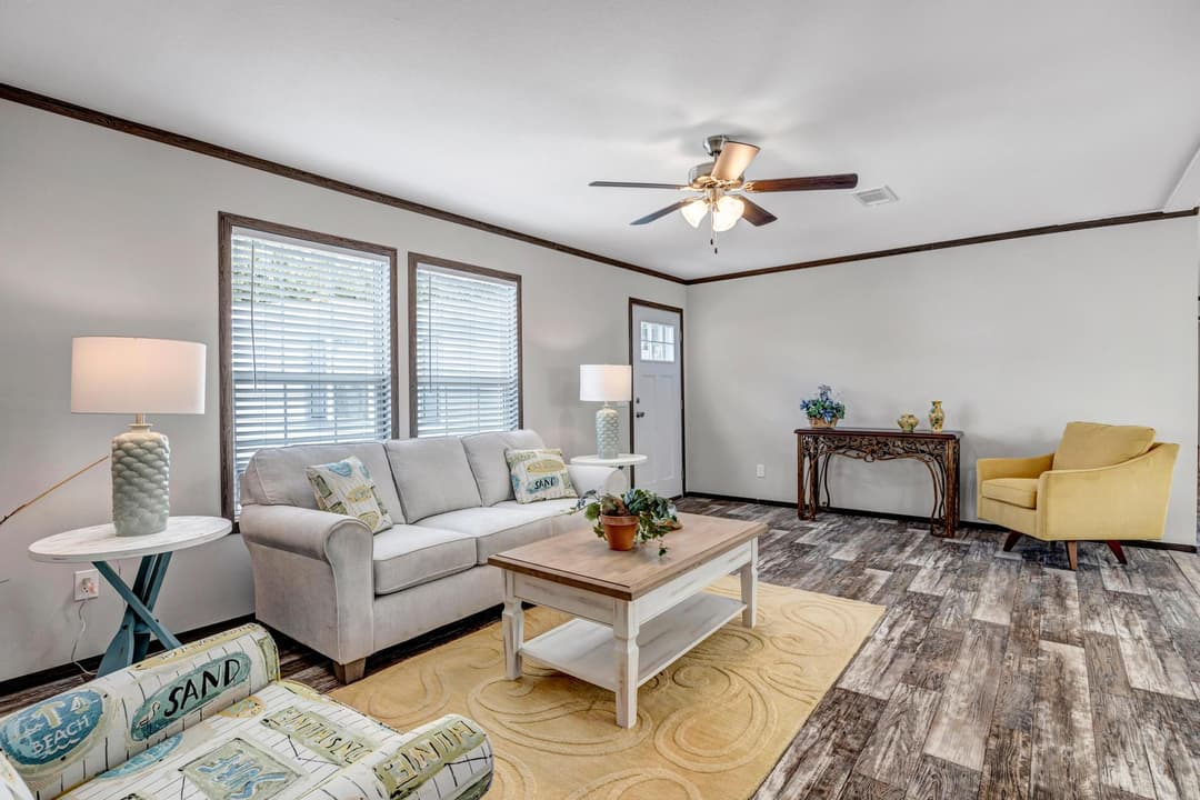 The emerald interior home features