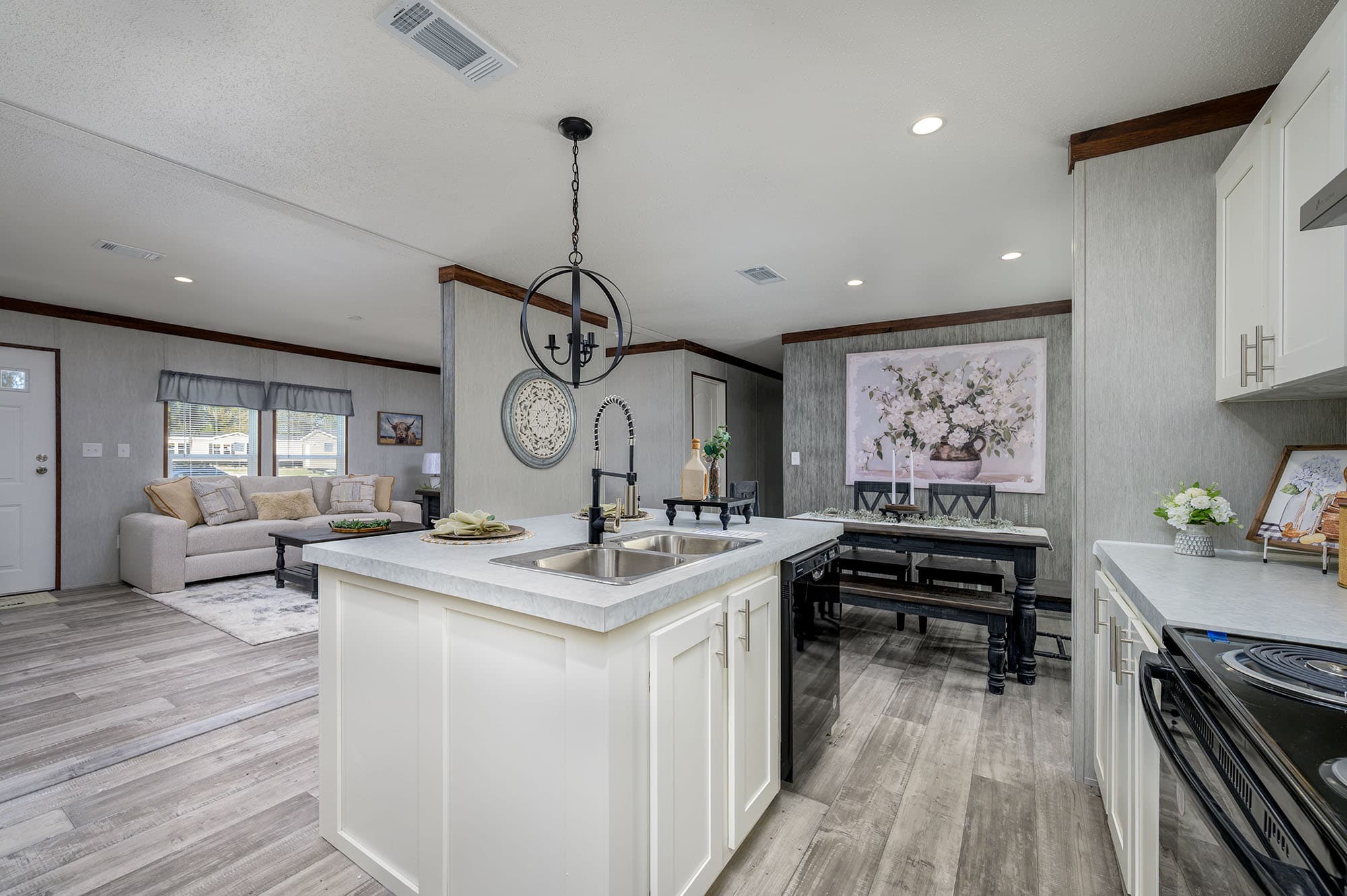Spring ridge kitchen home features