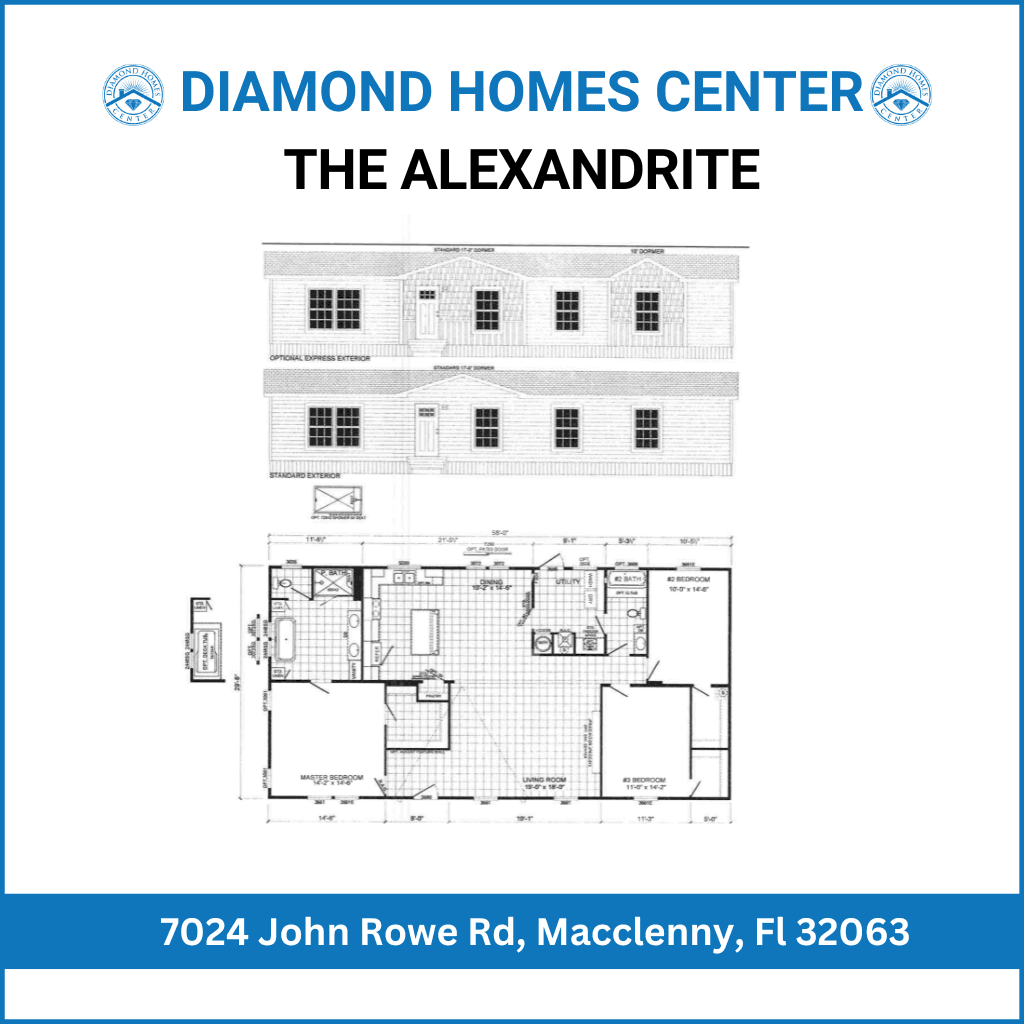 The alexandrite - 7024 john rowe rd, macclenny, fl 32063 (under construction) hero and floor plan home features