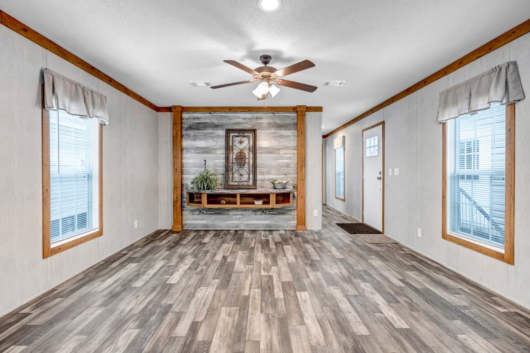 The crystal interior home features