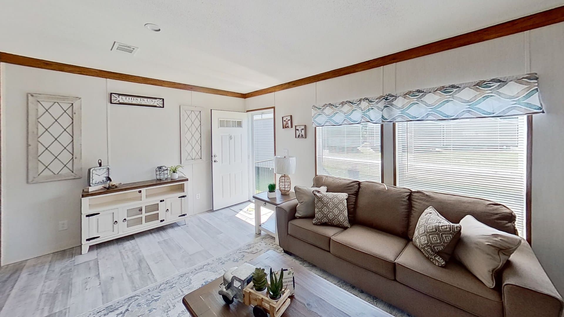 The telford bedroom home features