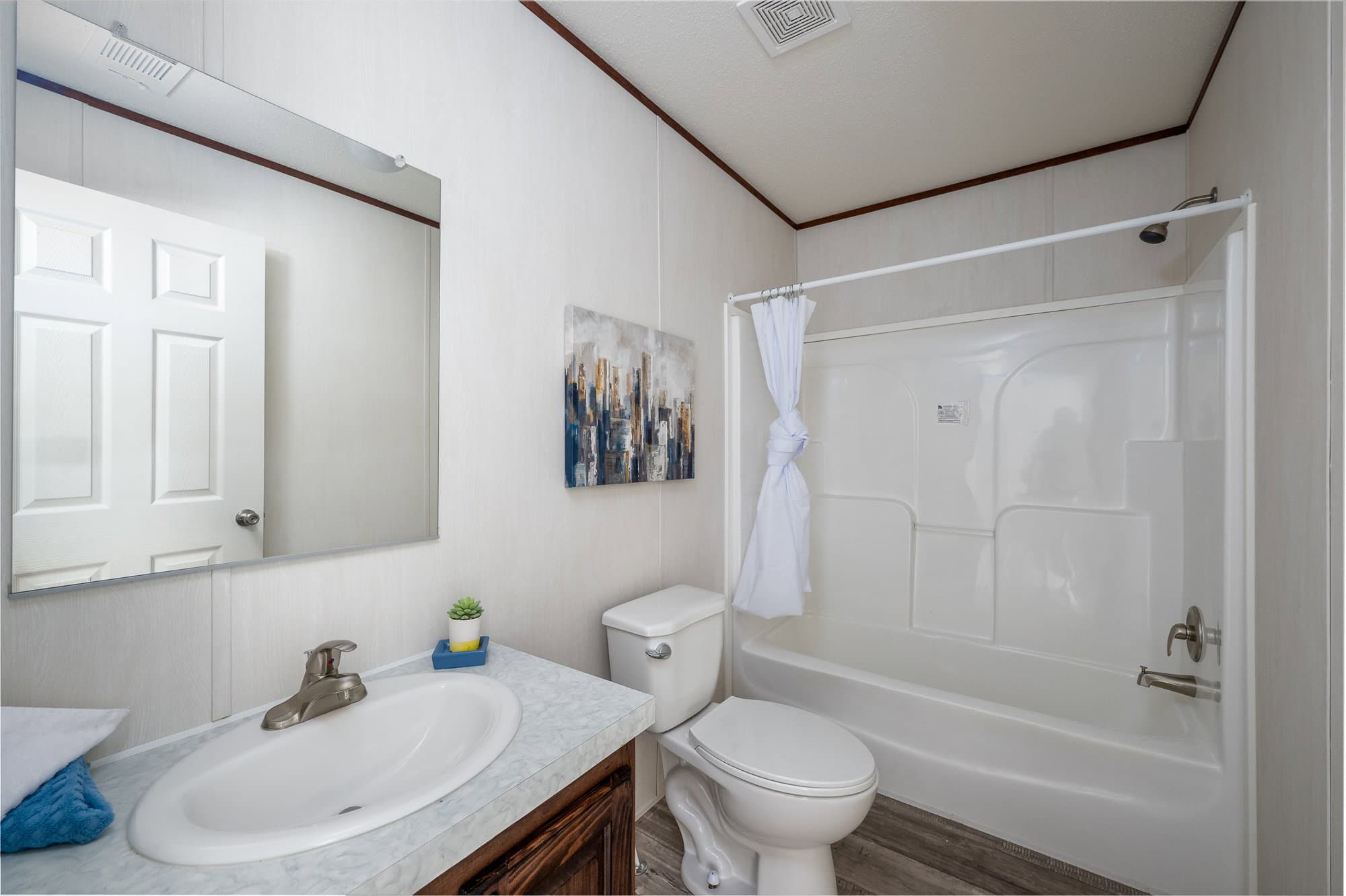 The curry bathroom home features