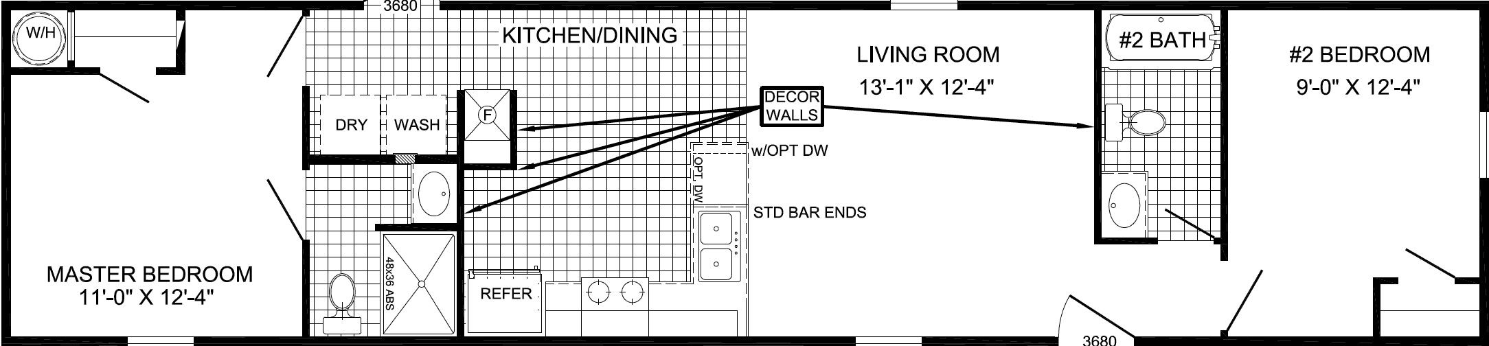 Lightning floor plan home features