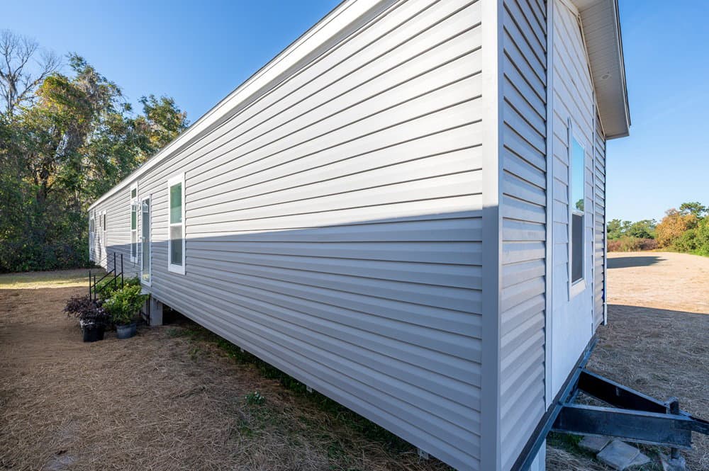 Riverfront exterior home features