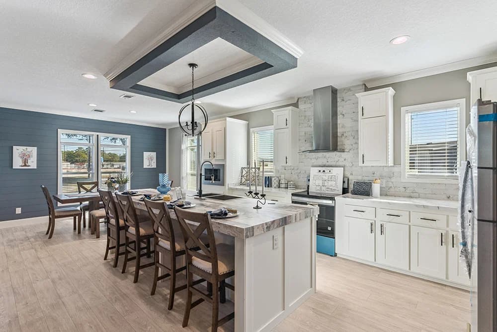 Cobblestone kitchen home features