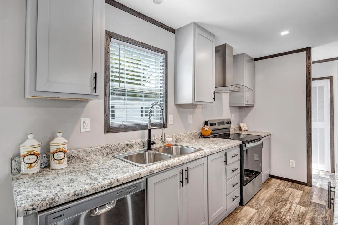 The emerald kitchen home features