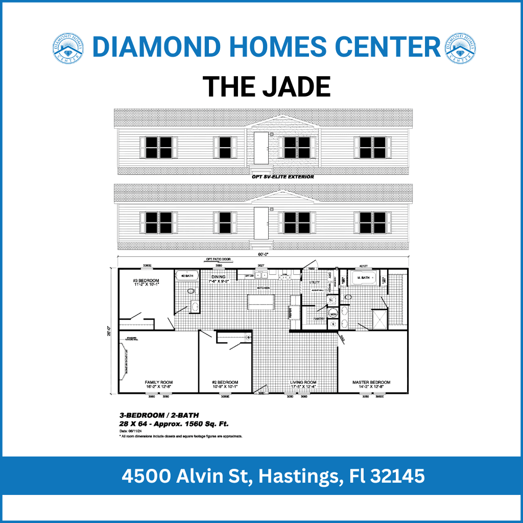 The jade - 4500 alvin st, hastings, fl 32145 (under construction) hero and floor plan home features