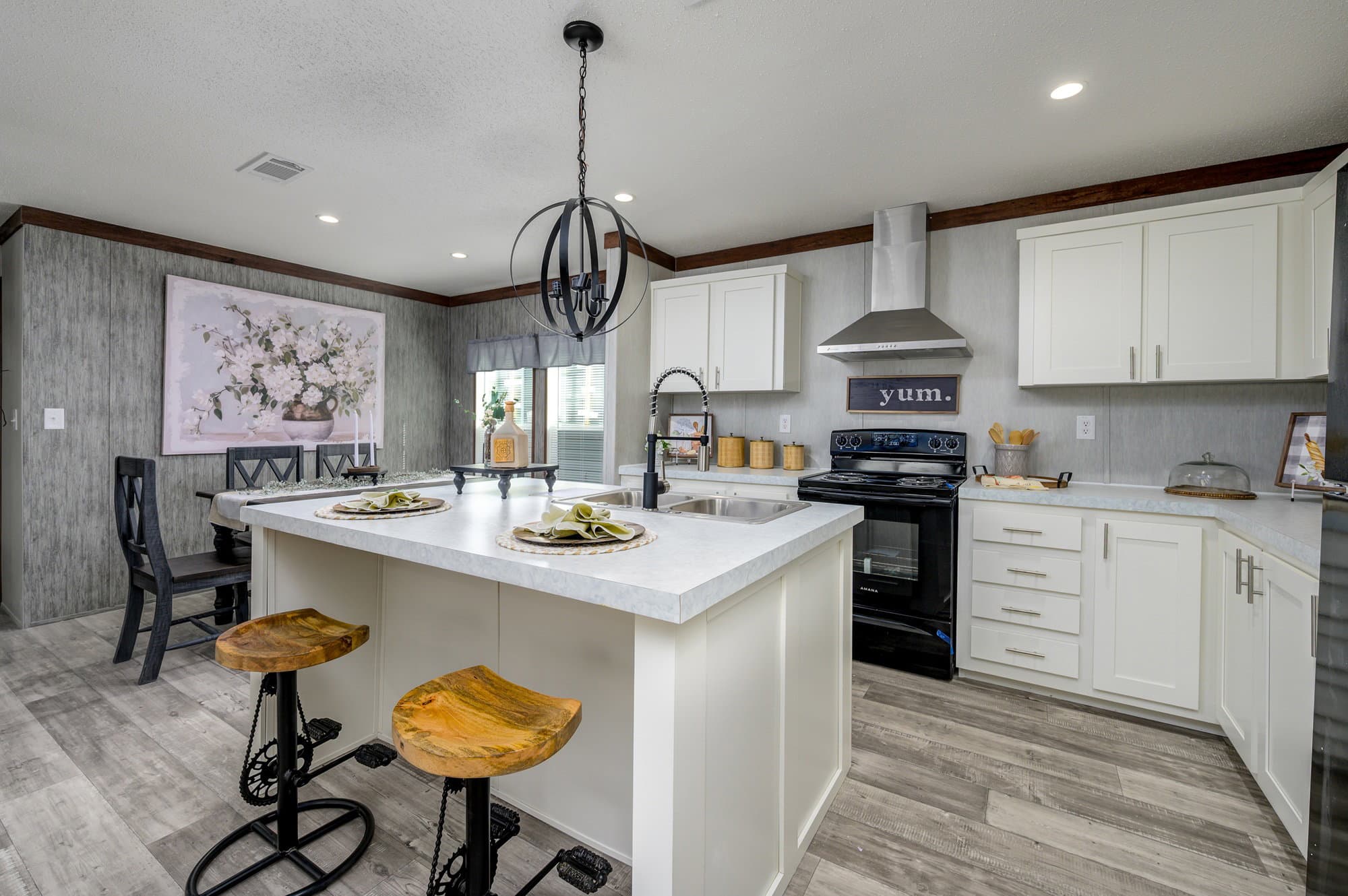 Spring ridge kitchen and hero home features