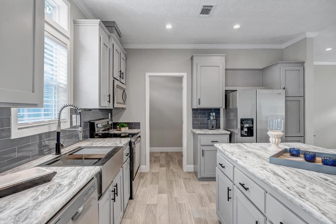 The jade kitchen home features