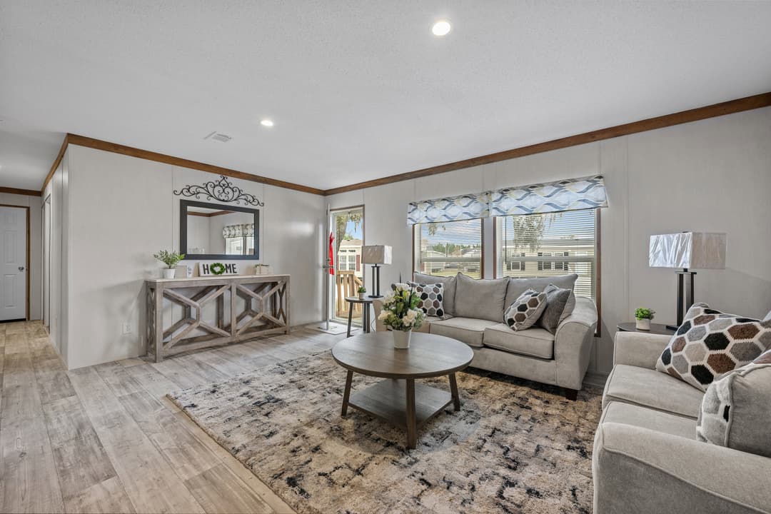 The telford interior home features