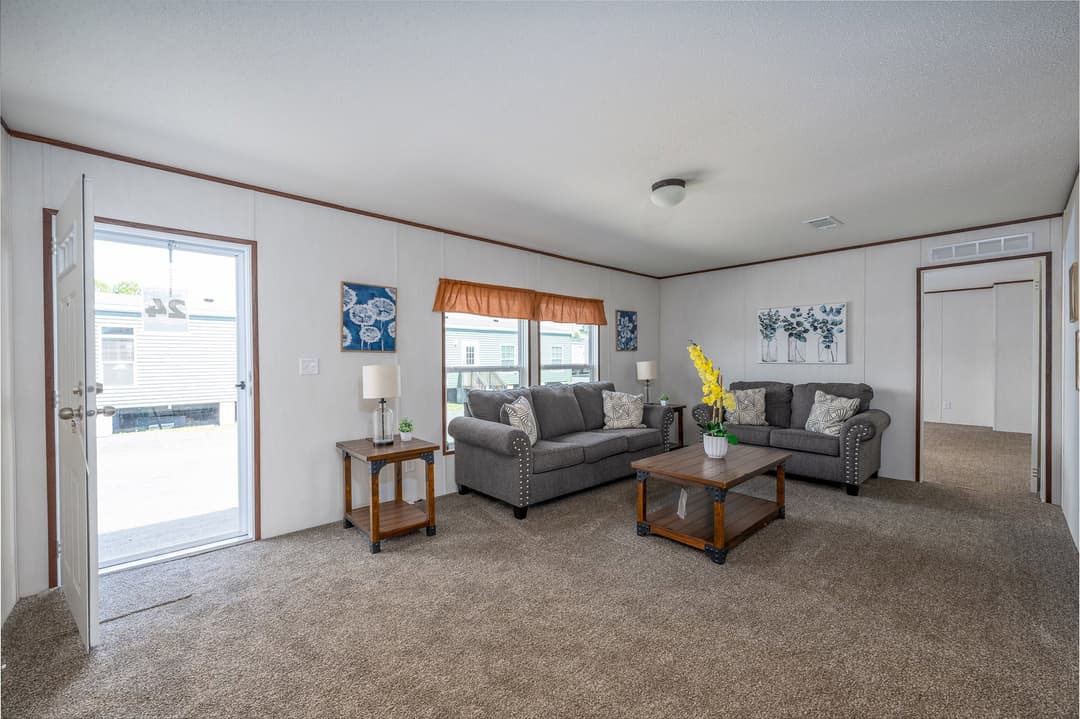 The curry interior home features