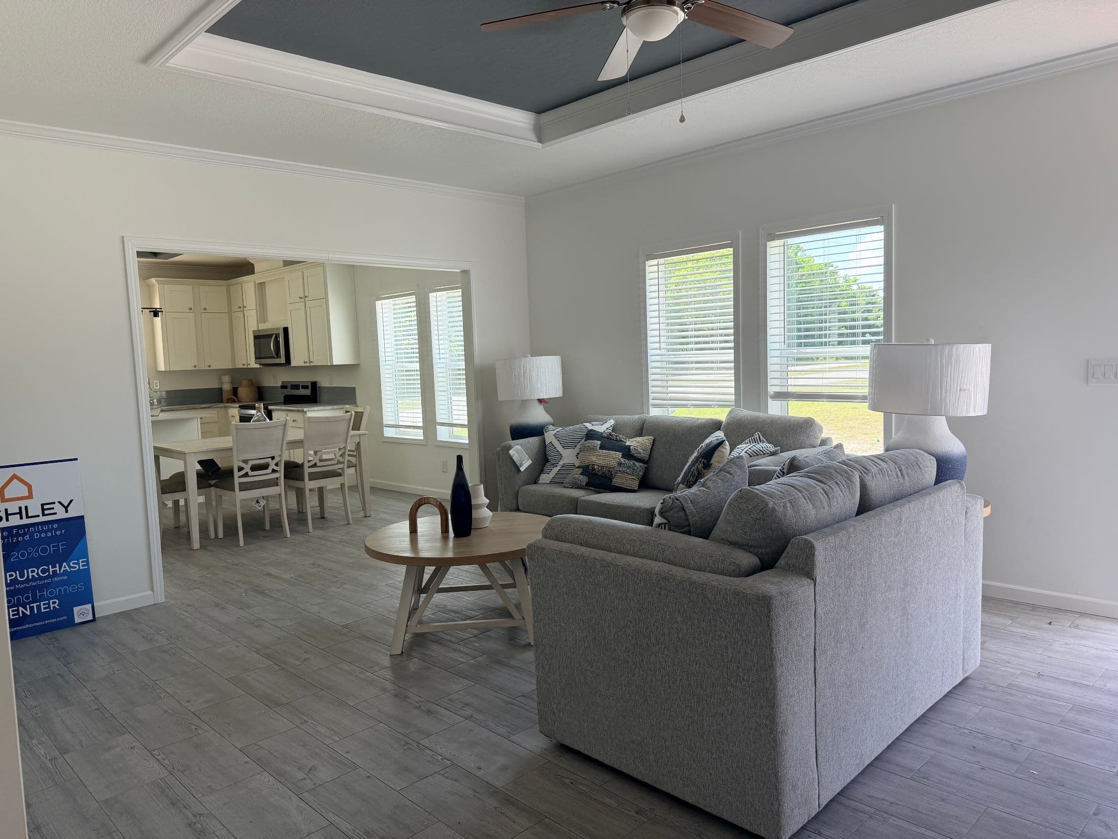 The amethyst  home features