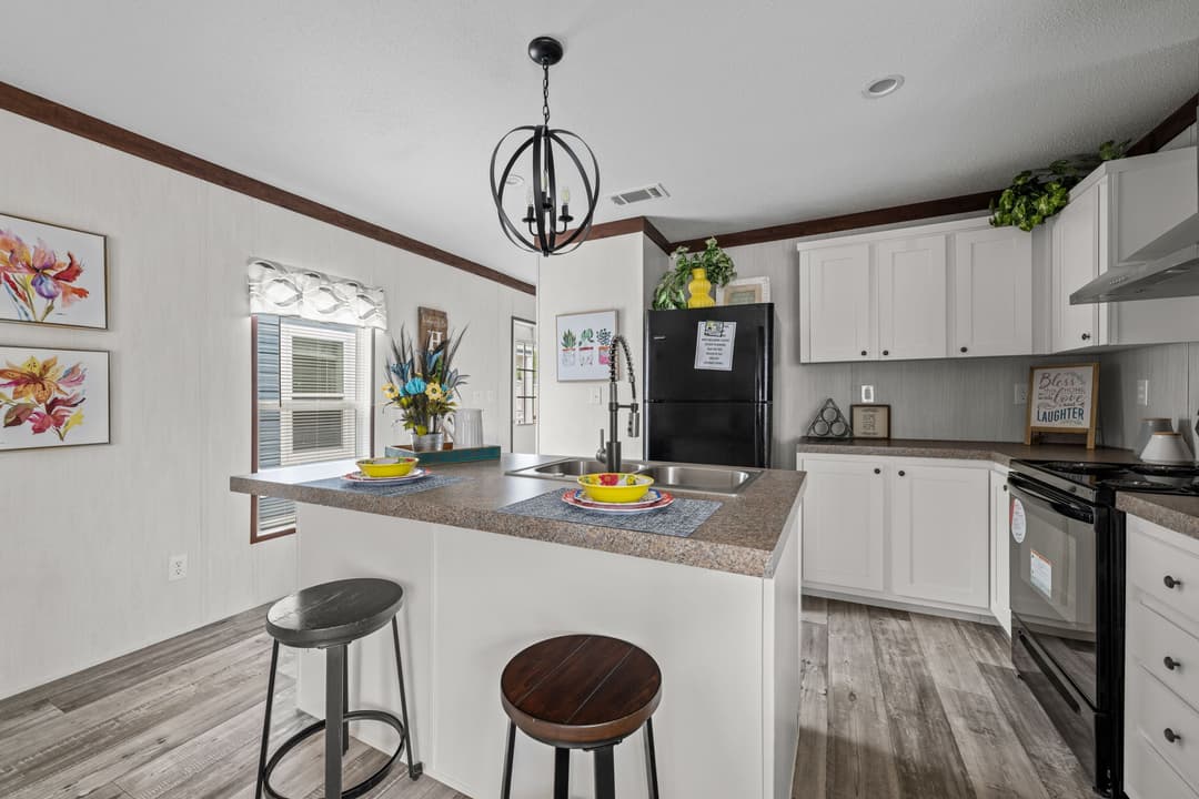 Yellow jacket kitchen and hero home features