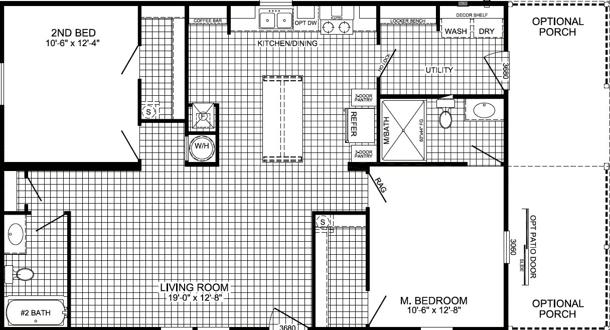Mill creek 2 floor plan home features