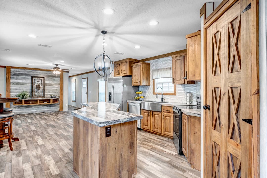 The crystal kitchen home features