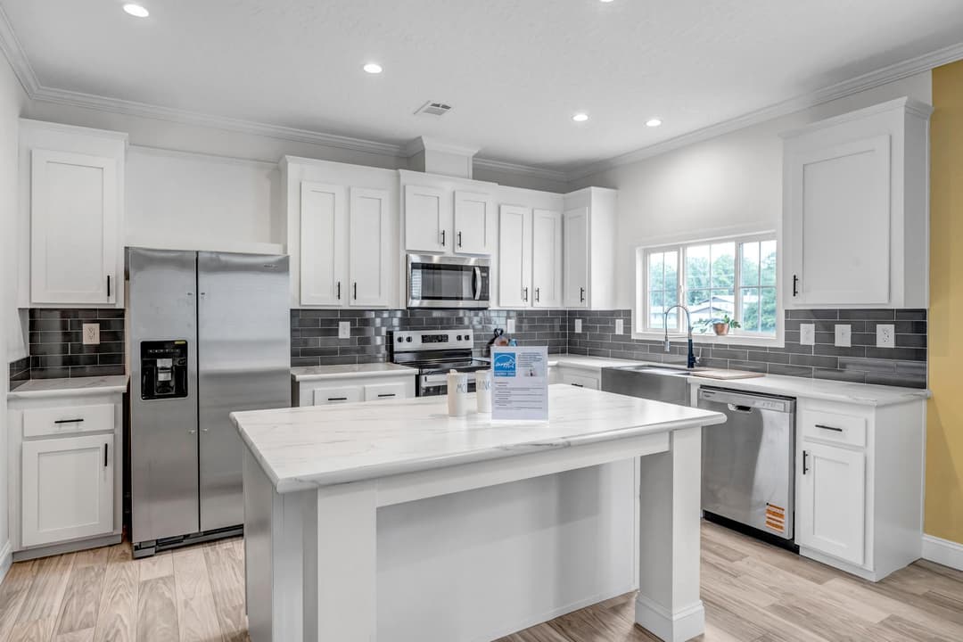 The tanzanite kitchen home features