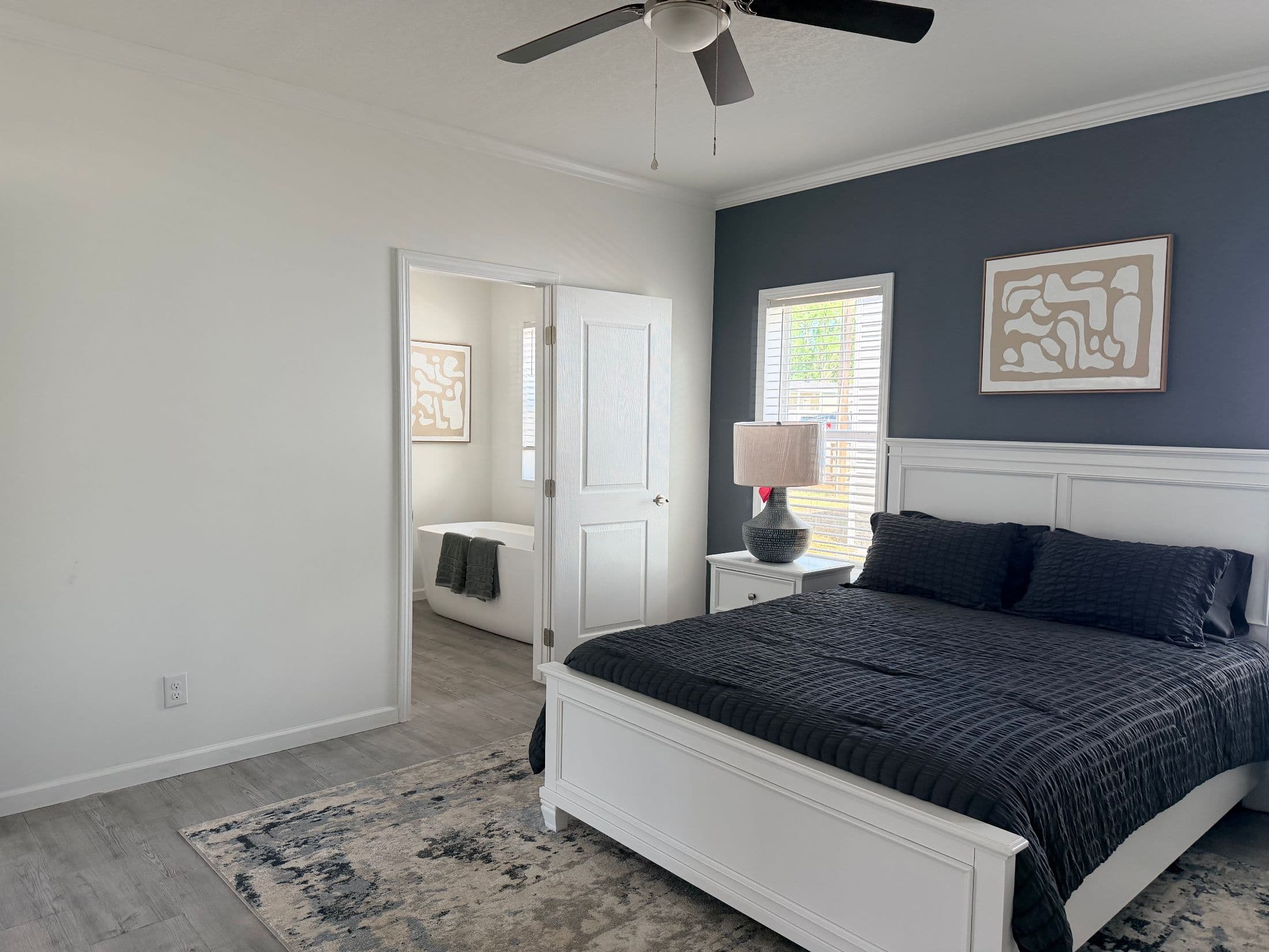 The amethyst  home features