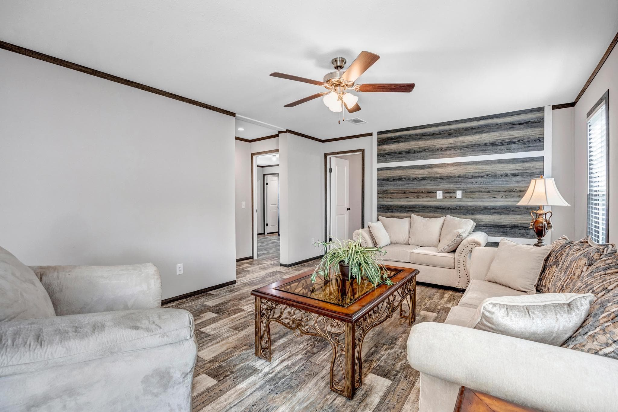 The emerald interior home features