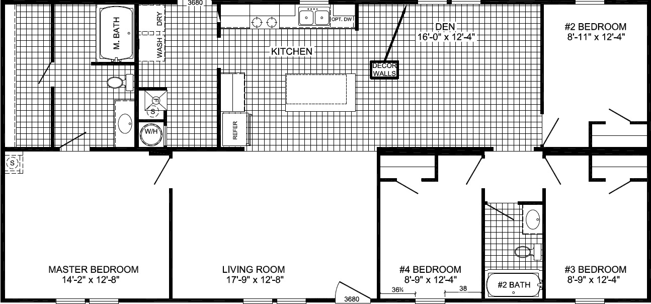 Spark floor plan home features