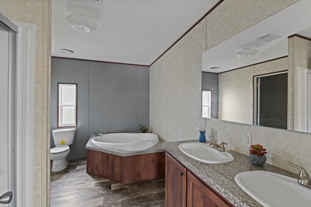 Spartan bathroom home features