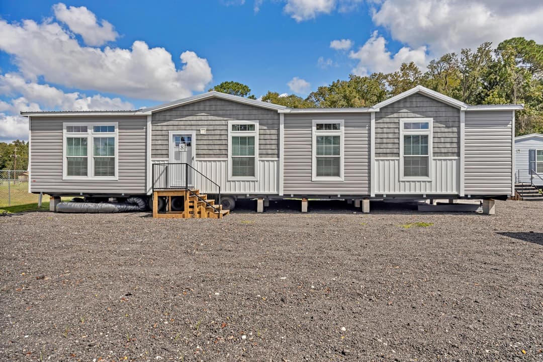 The tanzanite exterior home features