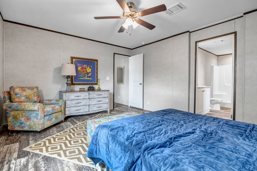 The topaz bedroom home features