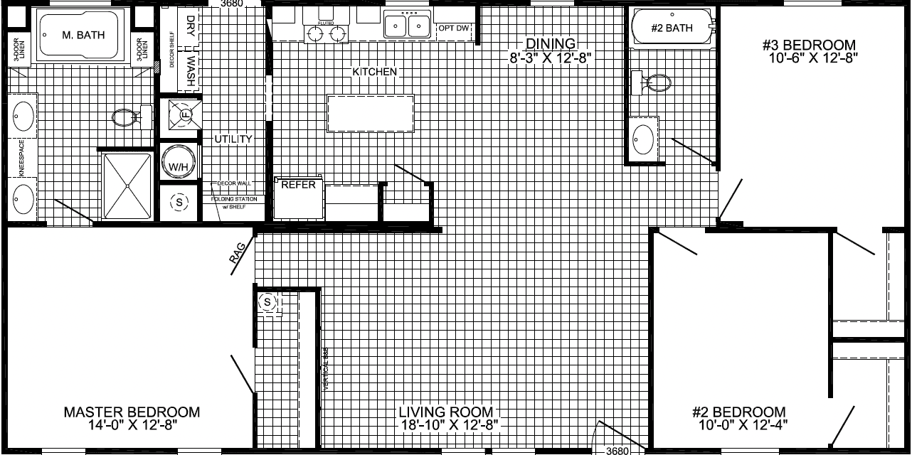 Trenton floor plan home features