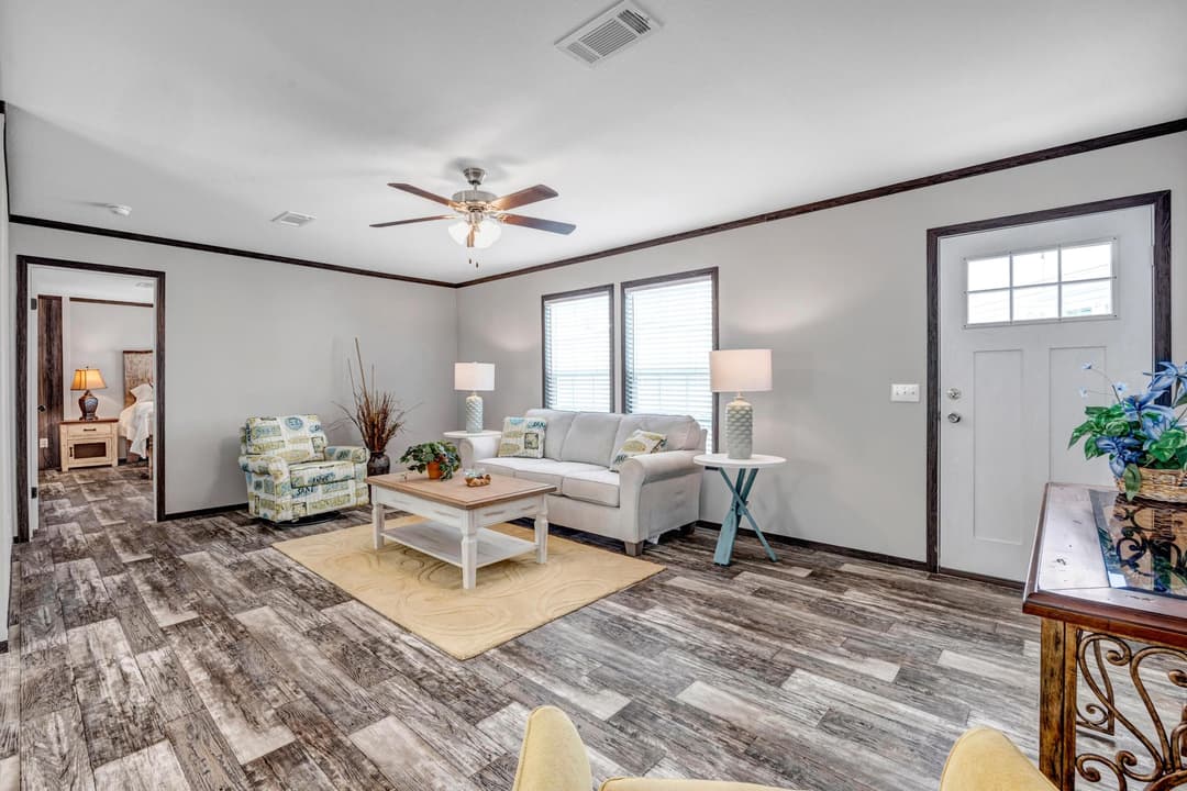 The emerald interior home features