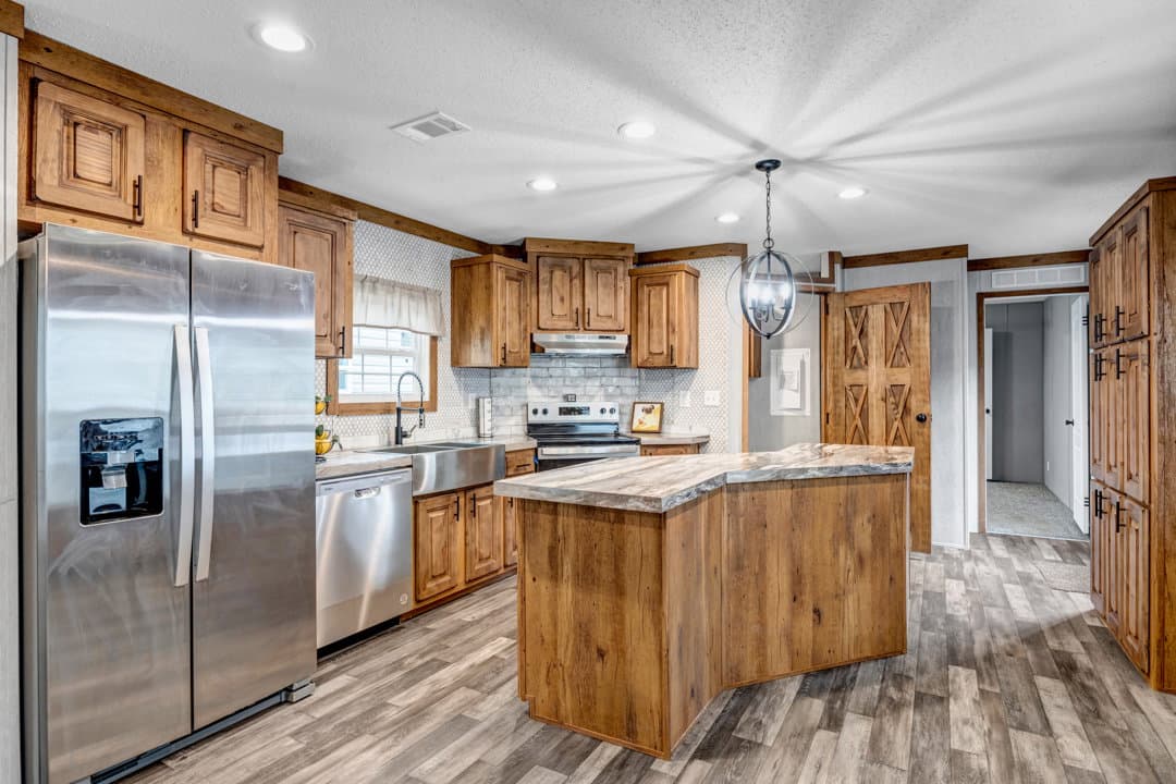 The crystal kitchen home features