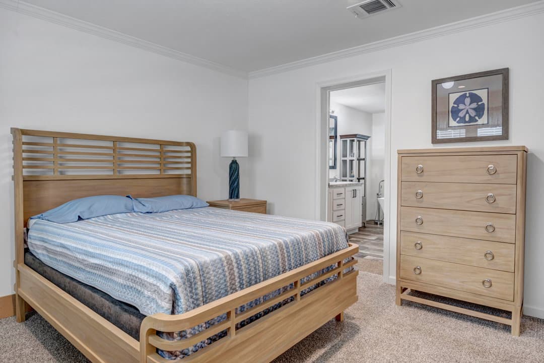 The ruby bedroom home features