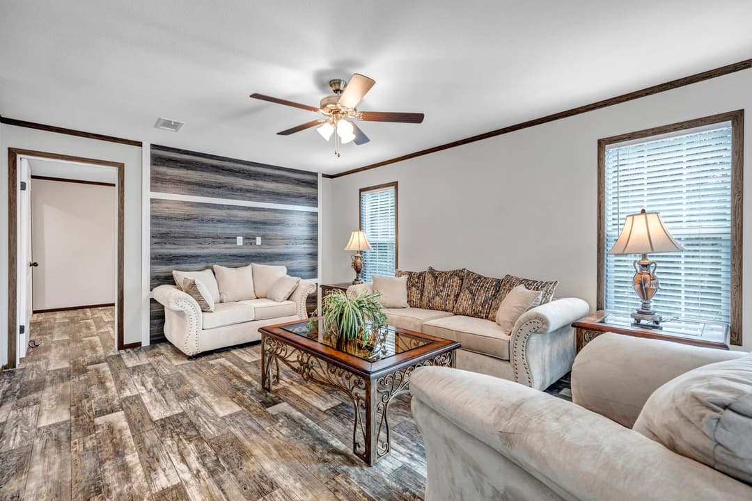 The emerald interior home features