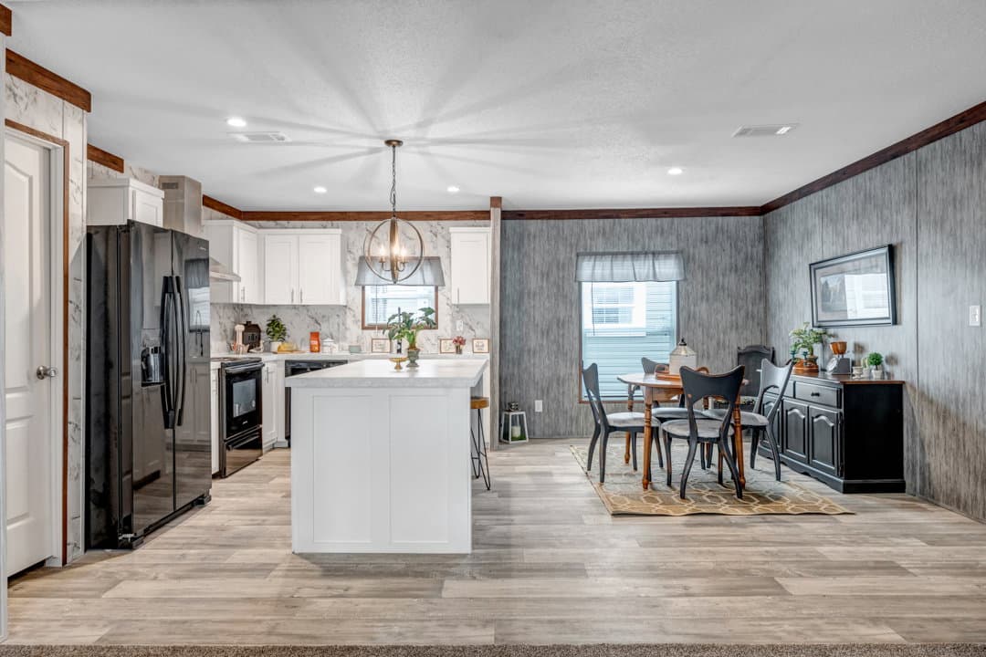 The tourmaline kitchen home features