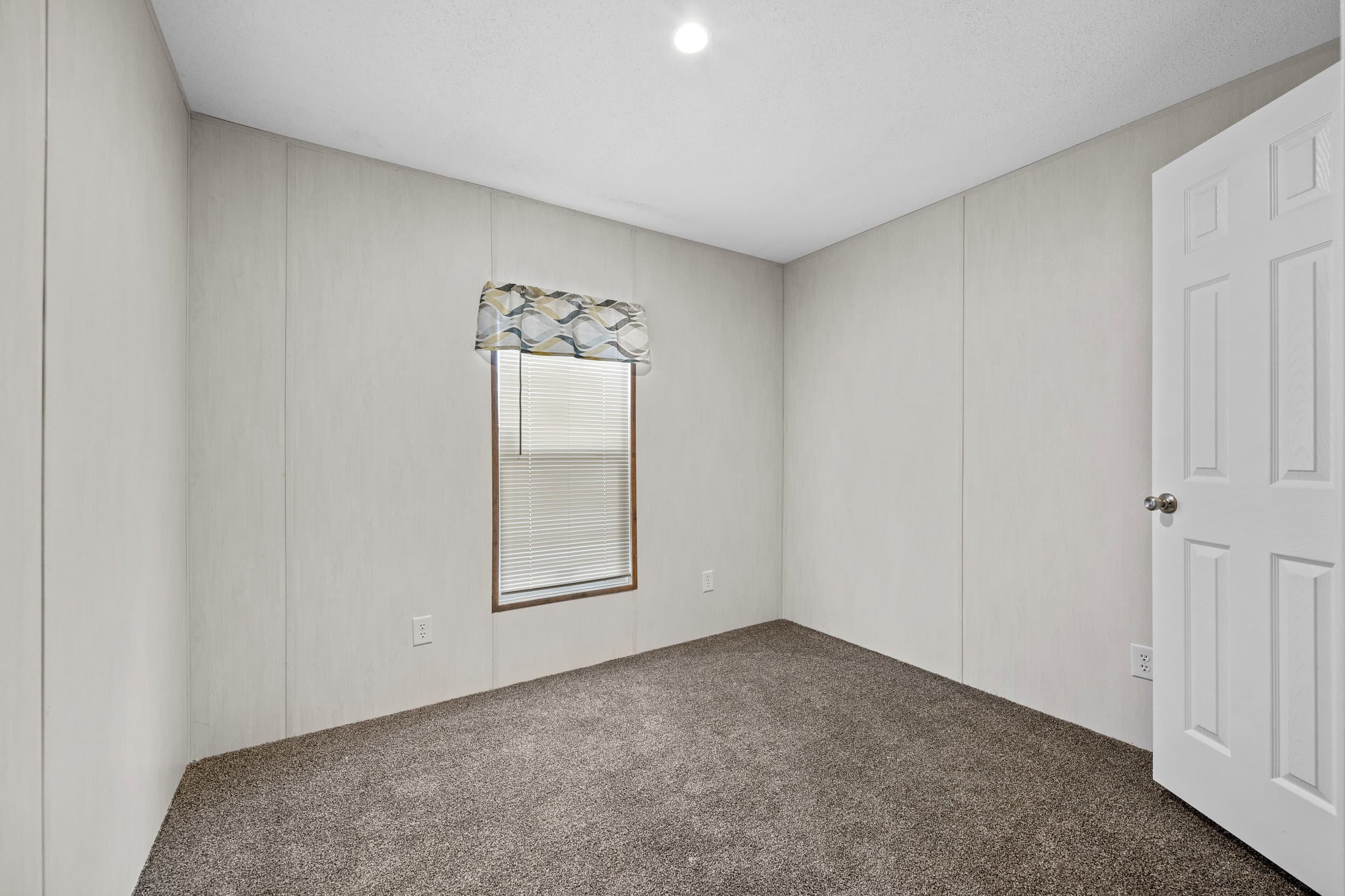 The telford bedroom home features