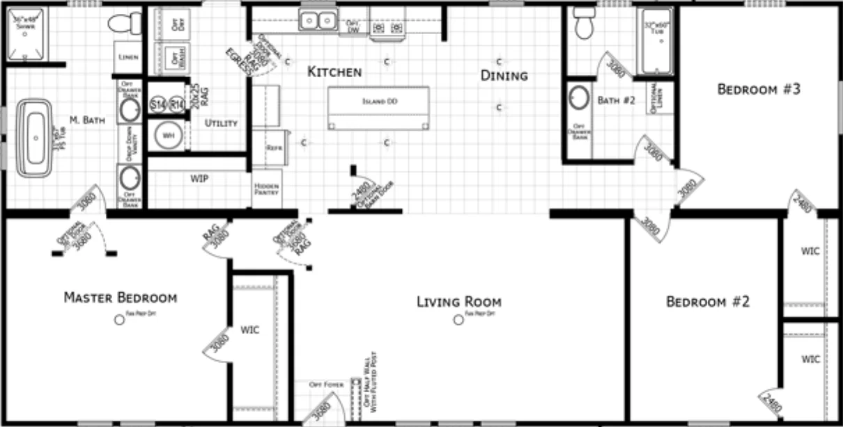 Gantt floor plan home features