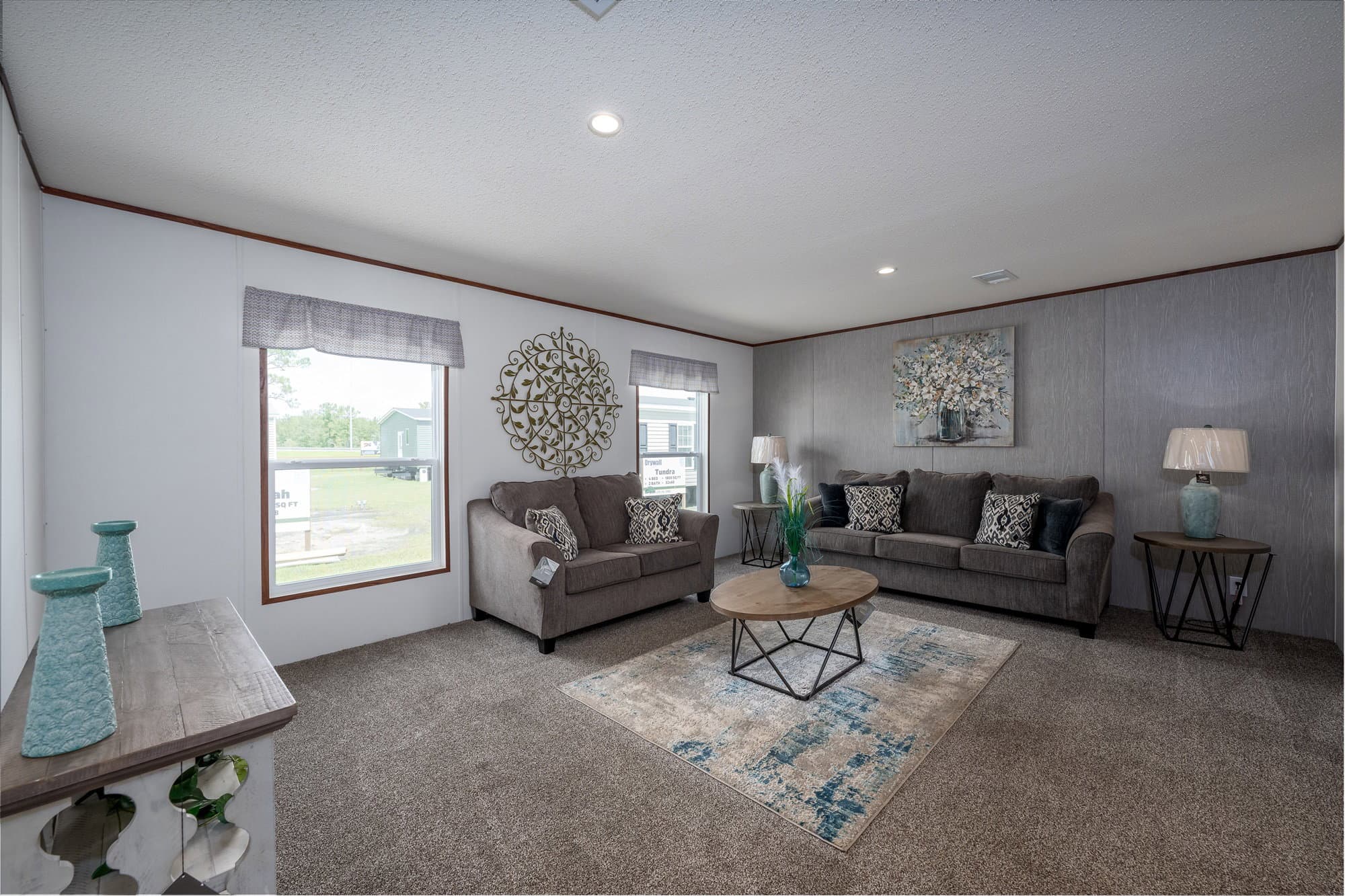 The rock interior home features